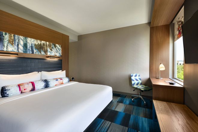 Aloft hotel room after drywall work